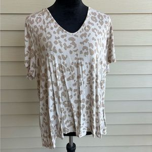 Cheetah Print Blouse